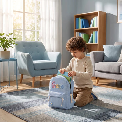 Monotot™ - Personalized kids corduroy backpack