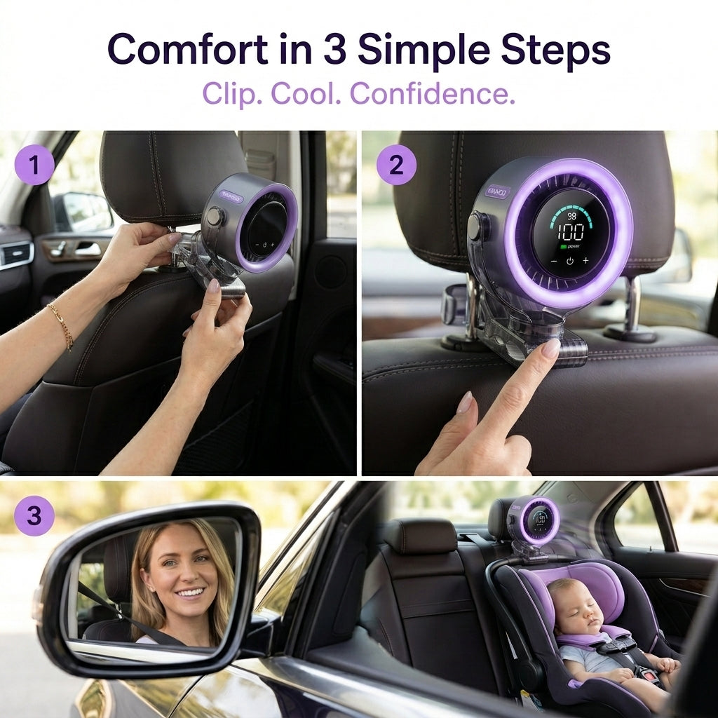 The CoolClip ™ - Cool the One Place Your Car’s AC Never Reaches