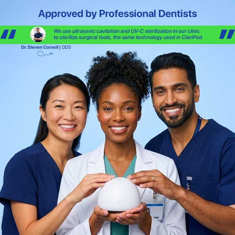 ClariPod PRO ™ - Ultrasonic Retainer Sterilizer